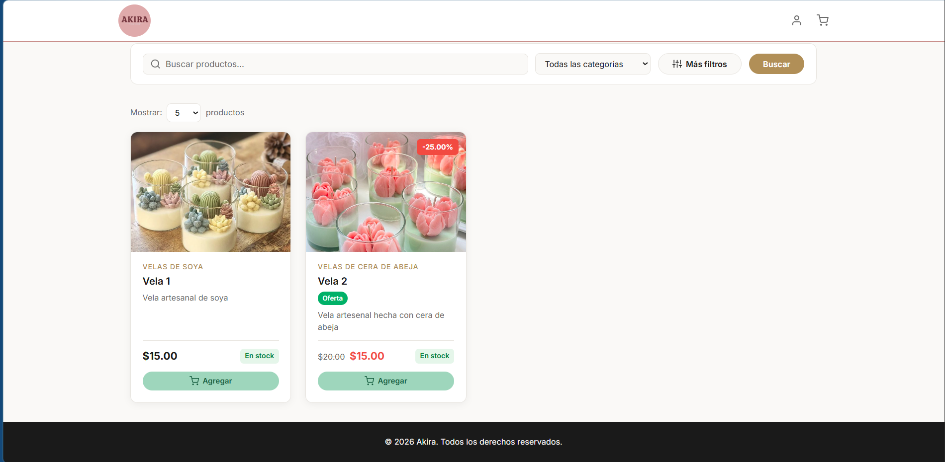 Sitio Web - Akira image 2